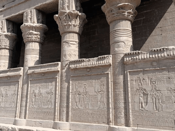 Abydos temple exploring.