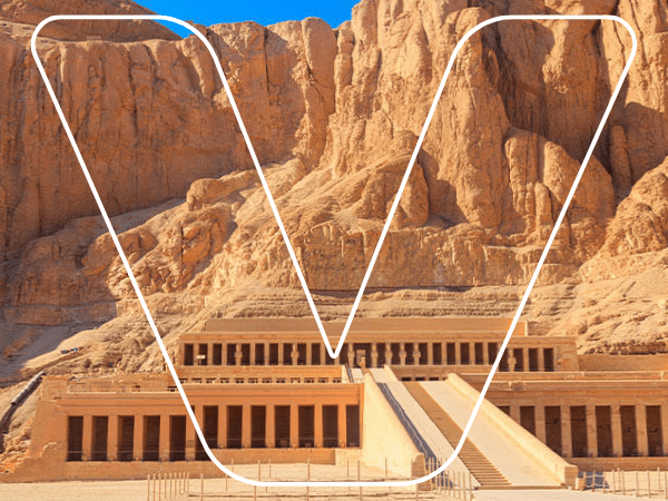 The Visit of Hatshepsut temple.