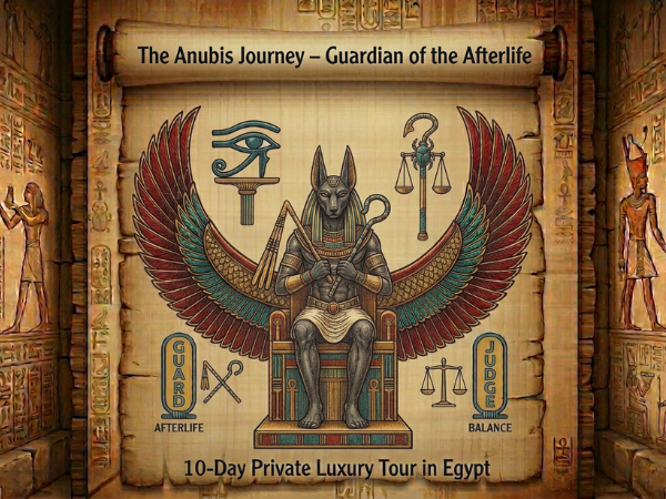 The Anubis Journey luxury spiritual Egypt tour