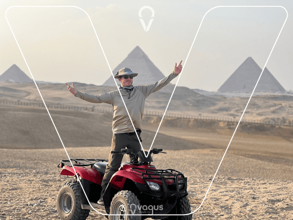 Explore yourself in Giza desert