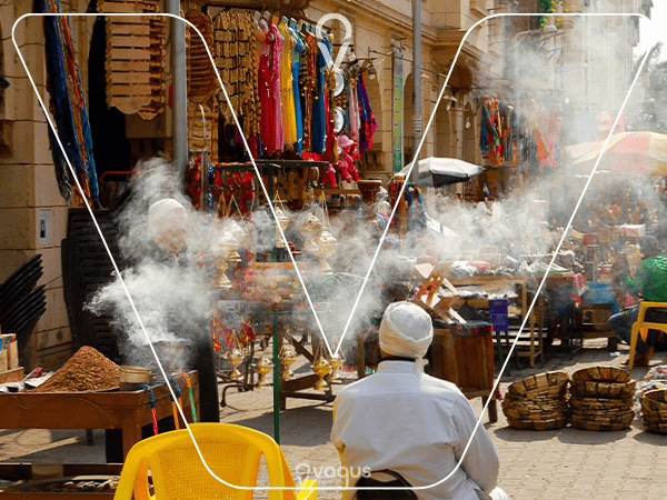 Paseando por el bazar de Khan El Khalili