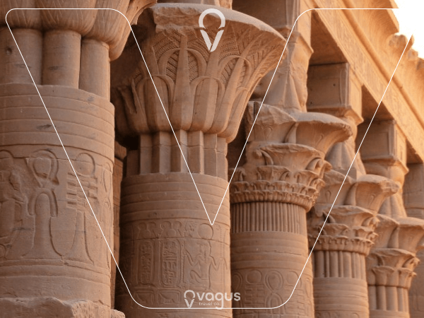 Exploración del templo de Abidos.