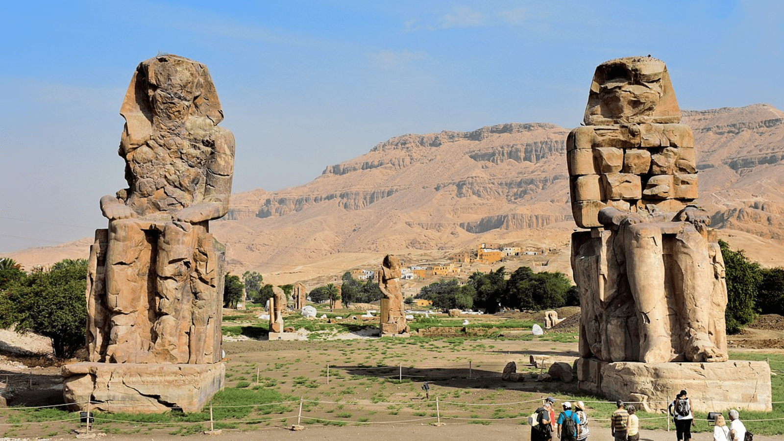 Memnon Colossi stop